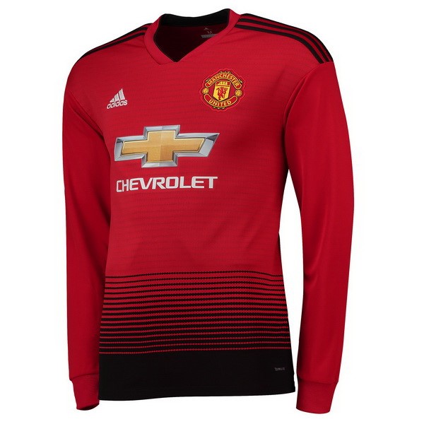 Manchester United Trikot Heim ML 2018-19 Rote Fussballtrikots Günstig